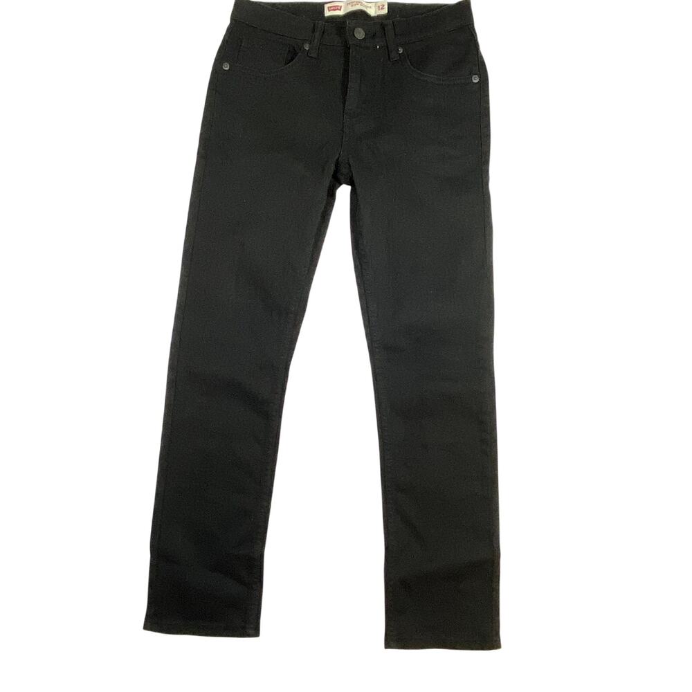 Levi's Performance 511 Slim Jeans Black Size 12 Regular 26x27 Stretch